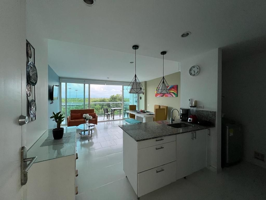 Acogedor Apartamento Primera Linea De Playa *